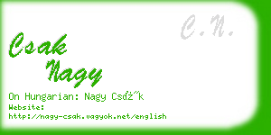 csak nagy business card